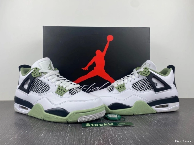 Kicktheory Seafoam Jordan 4 Air WMNS AQ9129-103 0728